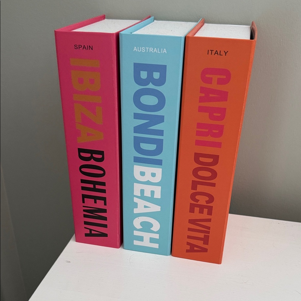 Colorful Decorative Book Set